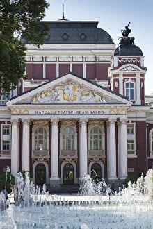 Bulgaria, Sofia, Ivan Vazov National Theater, exterior Bulgaria, Sofia, Ivan Vazov National Theater, exterior