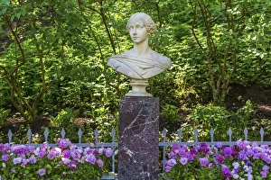Bust of Grand Duchess Alexandra Nikolaevna in Lower Gardens, Peterhof, Saint Petersburg Bust of Grand Duchess Alexandra Nikolaevna in Lower Gardens, Peterhof, Saint Petersburg