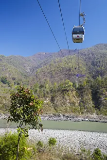Cable car to Manakamana Temple, Gorkha District, Gandaki, Nepal Cable car to Manakamana Temple, Gorkha District, Gandaki, Nepal