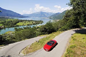 Cabriolet, Malojapass, Grisons, Switzerland Cabriolet, Malojapass, Grisons, Switzerland