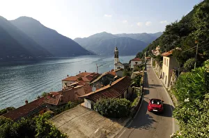 Cabriolet near Lezzeno, Lake Como, Italy Cabriolet near Lezzeno, Lake Como, Italy