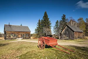 Canada, New Brunswick, Northeastern New Bruswick, Caraquet, old farm Canada, New Brunswick, Northeastern New Bruswick, Caraquet, old farm