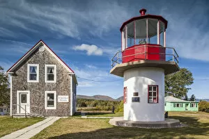 Canada, Nova Scotia, Cabot Trail, Dingwall, St. Paul Island Lighthouse