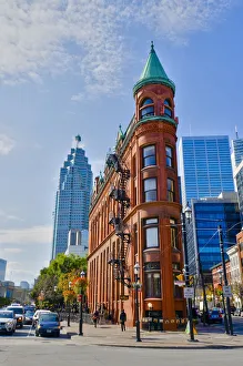 Canada, Ontario, Toronto, Flatiron Building, officially Gooderham Building, Brookfield Canada, Ontario, Toronto, Flatiron Building, officially Gooderham Building, Brookfield