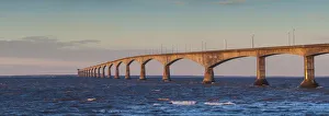 Canada, Prince Edward Island, Borden, Confederation Bridge, on the Northumberland Canada, Prince Edward Island, Borden, Confederation Bridge, on the Northumberland