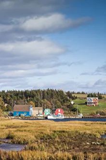Canada, Prince Edward Island, French River, small fishing harbor Canada, Prince Edward Island, French River, small fishing harbor