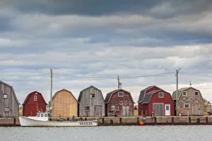 Canada, Prince Edward Island, Malpeque, small fishing harbor Canada, Prince Edward Island, Malpeque, small fishing harbor