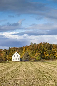 Canada, Prince Edward Island, Mount Mellick, house, autumn Canada, Prince Edward Island, Mount Mellick, house, autumn