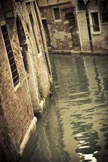 Canal in the Castello district, Venice, Italy Canal in the Castello district, Venice, Italy