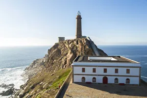 Cape Vilan Lighthouse, Costa Morte, La Coruna Province, Galicia, Spain Cape Vilan Lighthouse, Costa Morte, La Coruna Province, Galicia, Spain