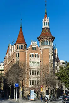 Casa de les Punxes or Casa Terrades is one of the finest samples of modernist or art Casa de les Punxes or Casa Terrades is one of the finest samples of modernist or art