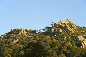 The Castelo dos Mouros (Castle of the Moors) on the top of the mountain, a Unesco The Castelo dos Mouros (Castle of the Moors) on the top of the mountain, a Unesco