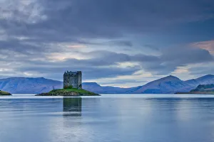 Castle Stalker on Loch Linnhe, Strathclyde Region, Scotland Castle Stalker on Loch Linnhe, Strathclyde Region, Scotland
