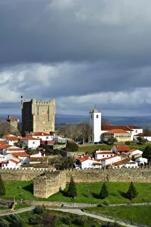 The castle and the12th century medieval citadel of Braganca. Tras-os-Montes, Portugal The castle and the12th century medieval citadel of Braganca. Tras-os-Montes, Portugal