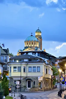 Cathedral of the Nativity of the Blessed Virgin at dusk. Veliko Tarnovo, Bulgaria Cathedral of the Nativity of the Blessed Virgin at dusk. Veliko Tarnovo, Bulgaria