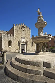 Cathedral San Nicolo, Taormina, Sicily, Italy Cathedral San Nicolo, Taormina, Sicily, Italy