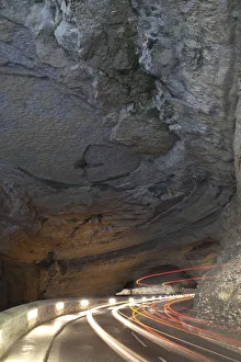 Cave Tunnel, Ariege, Midi-Pyrenees, France Cave Tunnel, Ariege, Midi-Pyrenees, France