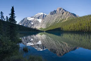 Cavell Lake and Mt. Edit Cavell, Jasper National Park, Alberta, Canada Cavell Lake and Mt. Edit Cavell, Jasper National Park, Alberta, Canada
