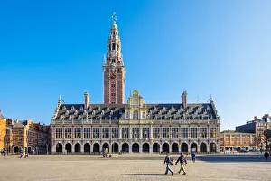 Leuven Gallery: Centrale Bibliotheek (Central Library) on Monseigneur Laduzeplein, Leuven, Flemish