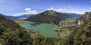 Chiavenna valley, Mezzola lake at Como lake in Lombardy, Italy Chiavenna valley, Mezzola lake at Como lake in Lombardy, Italy