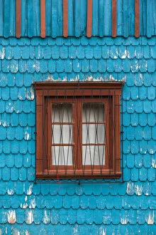 Images Dated 10th February 2013: Chile, Los Lagos Region, Puerto Varas, German Colonial building