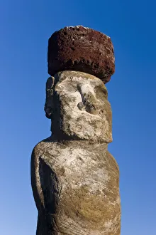 Chile, Rapa Nui, Easter Island, Moai statue Chile, Rapa Nui, Easter Island, Moai statue