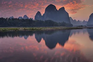 China, Guangxi Province, Guilin, Li River China, Guangxi Province, Guilin, Li River