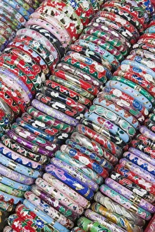 China, Hong Kong, Stanley Market, Display of Bangles China, Hong Kong, Stanley Market, Display of Bangles