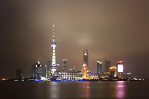 China, Shanghai, Pudong across Huangpu River China, Shanghai, Pudong across Huangpu River