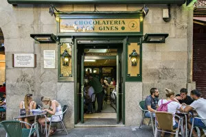 Chocolateria San Gines, Madrid, Comunidad de Madrid, Spain