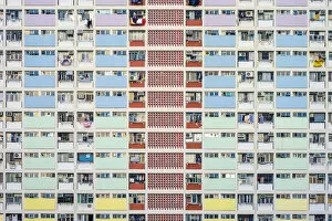 China Collection: Choi Hung Estate, one of the oldest public housing estates in Hong Kong, Wong Tai