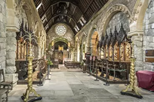 Choir of St Conan`s Church on Loch Awe, Dalmally, Aryll and Bute, Scotland, Great Britain