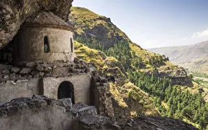 Church built on in the rock in Vanis Kvabebi monastery near Vardzia, Aspindza Church built on in the rock in Vanis Kvabebi monastery near Vardzia, Aspindza