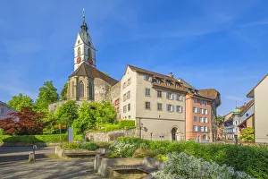 Church of Laufenburg, Canton Aargau, Switzerland Church of Laufenburg, Canton Aargau, Switzerland