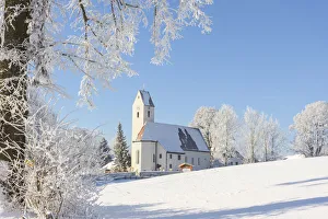 Church St. Martin Zell, Zell, Toezer Land, Upper Bavaria, Alps, Isarwinkel, Upper Bavaria Church St. Martin Zell, Zell, Toezer Land, Upper Bavaria, Alps, Isarwinkel, Upper Bavaria