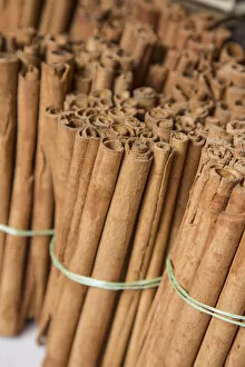 Victoria Gallery: Cinnamon sticks in the market in Victoria, Mahe, Seychelles
