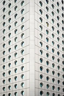 Circular windows, exterior of Jardine House, formerly known as Connaught Centre, Central Circular windows, exterior of Jardine House, formerly known as Connaught Centre, Central