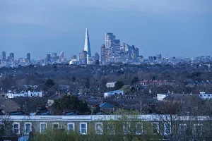 City of London from Crystal Palace, England, UK City of London from Crystal Palace, England, UK