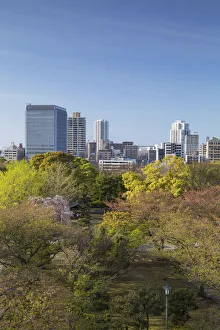 City skyline and Maizuru Park, Fukuoka, Kyushu, Japan City skyline and Maizuru Park, Fukuoka, Kyushu, Japan