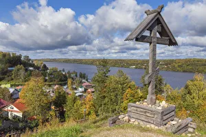 Cityscape, Volga river, Plyos, Ivanovo region, Russia Cityscape, Volga river, Plyos, Ivanovo region, Russia