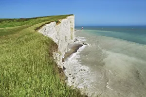 Cliff landscape at Beachy Head - United Kingdom, England, Sussex, Seaford, Beachy Head Cliff landscape at Beachy Head - United Kingdom, England, Sussex, Seaford, Beachy Head