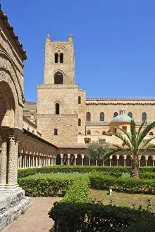 Cloister, Cathedral of Monreale, Sicily, Italy Cloister, Cathedral of Monreale, Sicily, Italy