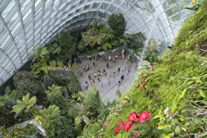 Cloud Forest greenhouse in Gardens by the Bay, Singapore Cloud Forest greenhouse in Gardens by the Bay, Singapore