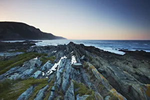 Coastline of Tsitsikamma National Park at dawn, Storms River, Eastern Cape, South Africa Coastline of Tsitsikamma National Park at dawn, Storms River, Eastern Cape, South Africa