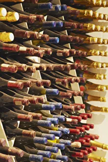 Collection of vintage wines, Boschendal Wine Estate, Franschhoek, Western Cape, South Collection of vintage wines, Boschendal Wine Estate, Franschhoek, Western Cape, South