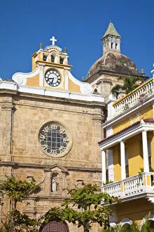 Images Dated 4th March 2010: Colombia, Bolivar, Cartagena De Indias, Plaza de San Pedro Claver, San Pedro Claver