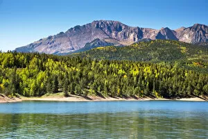 Aspen Trees Gallery: Colorado, Pikes Peak, National Historic Landmark, Autumn, Aspen Trees, Rocky Mountains