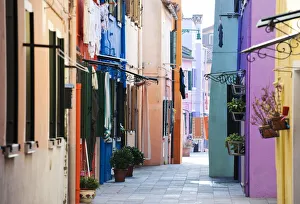 Colourful houses in Burano, Veneto region, Italy Colourful houses in Burano, Veneto region, Italy