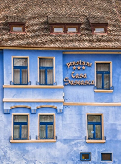 Colourful houses of Sighisoara, Transylvania, Romania Colourful houses of Sighisoara, Transylvania, Romania