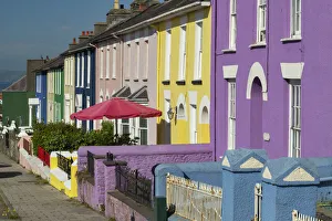 Colourful Terraced Houses, Pembrokeshire, Wales Colourful Terraced Houses, Pembrokeshire, Wales
